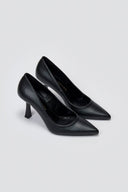 Pointed Toe Stiletto Pumps TFP - Black Matte - thefashionproject.gr - TFP