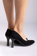 Pointed Toe Suede Pumps Ragazza 012 - Black Suede - thefashionproject.gr - RAGAZZA