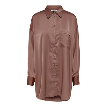 Πουκάμισο σατέν oversize ONLY 15244484