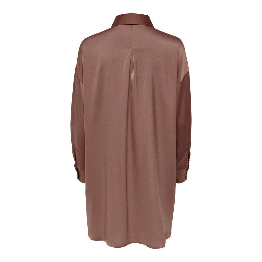 Πουκάμισο σατέν oversize ONLY 15244484