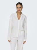 Πουκάμισο με λινό ONLY 15338802 - Ζαχαρί - thefashionproject.gr - ONLY