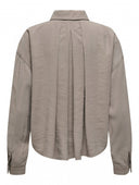 Πουκάμισο με πιέτες στην πλάτη ONLY 15337947 - Mocha - thefashionproject.gr - ONLY