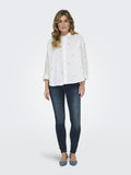 Πουκάμισο με print ONLY 15283743 - Λευκό - thefashionproject.gr - ONLY