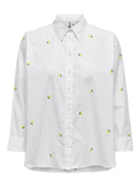 Πουκάμισο με print ONLY 15283743 - Λευκό - thefashionproject.gr - ONLY