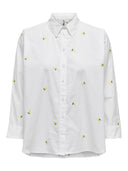 Πουκάμισο με print ONLY 15283743 - Λευκό - thefashionproject.gr - ONLY