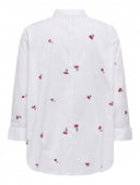 Πουκάμισο με print ONLY 15283743 - Λευκό/Κόκκινο - thefashionproject.gr - ONLY