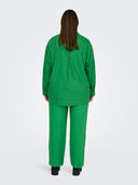 Πουκάμισο plus size με λινό CARMAKOMA 15281041 - Πράσινο - thefashionproject.gr - CARMAKOMA