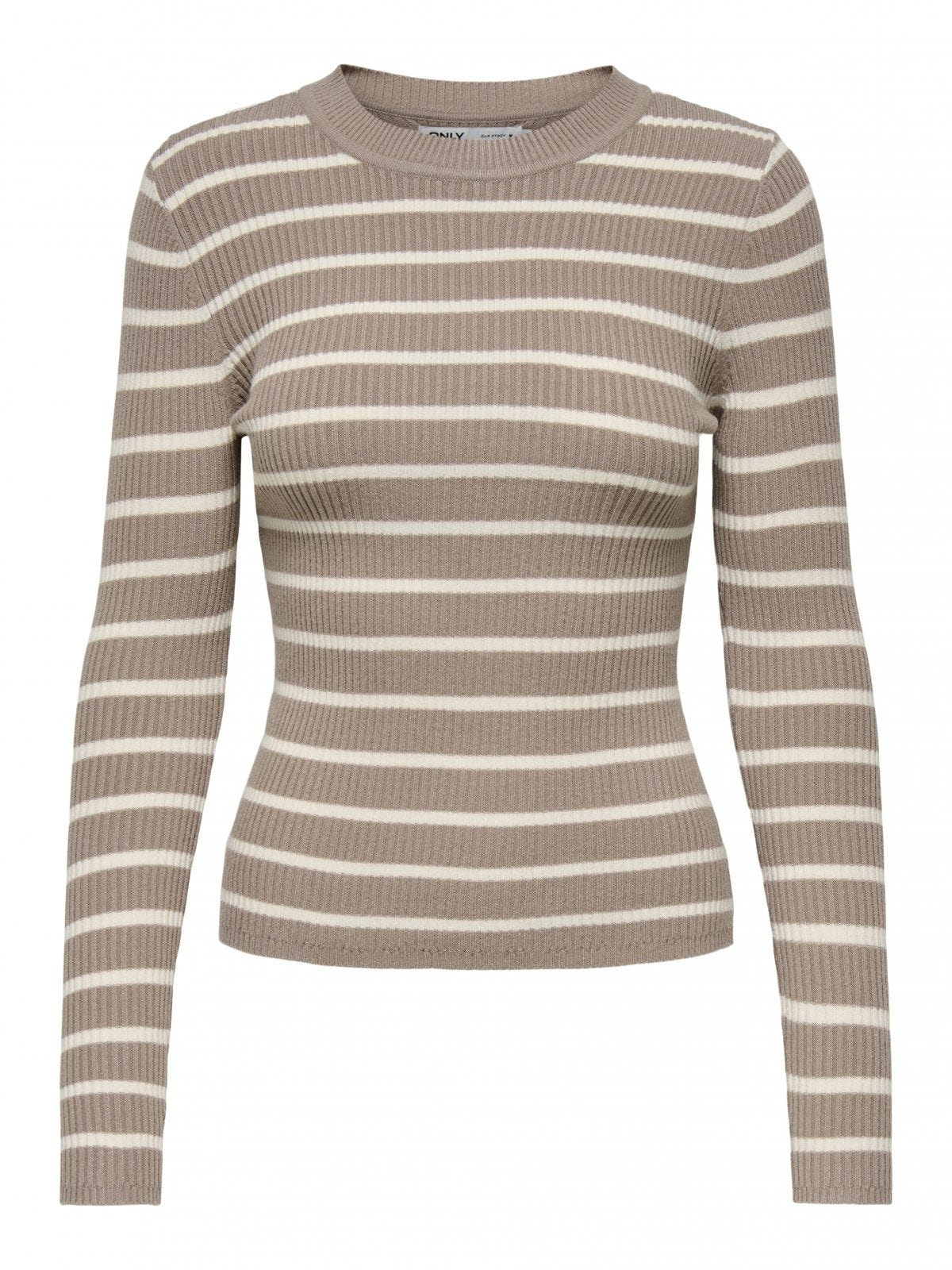Πουλόβερ λεπτό με ρίγες ONLY 15344579 - Τάουπε - thefashionproject.gr - ONLY
