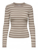 Πουλόβερ λεπτό με ρίγες ONLY 15344579 - Τάουπε - thefashionproject.gr - ONLY