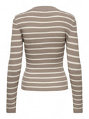 Πουλόβερ λεπτό με ρίγες ONLY 15344579 - Τάουπε - thefashionproject.gr - ONLY