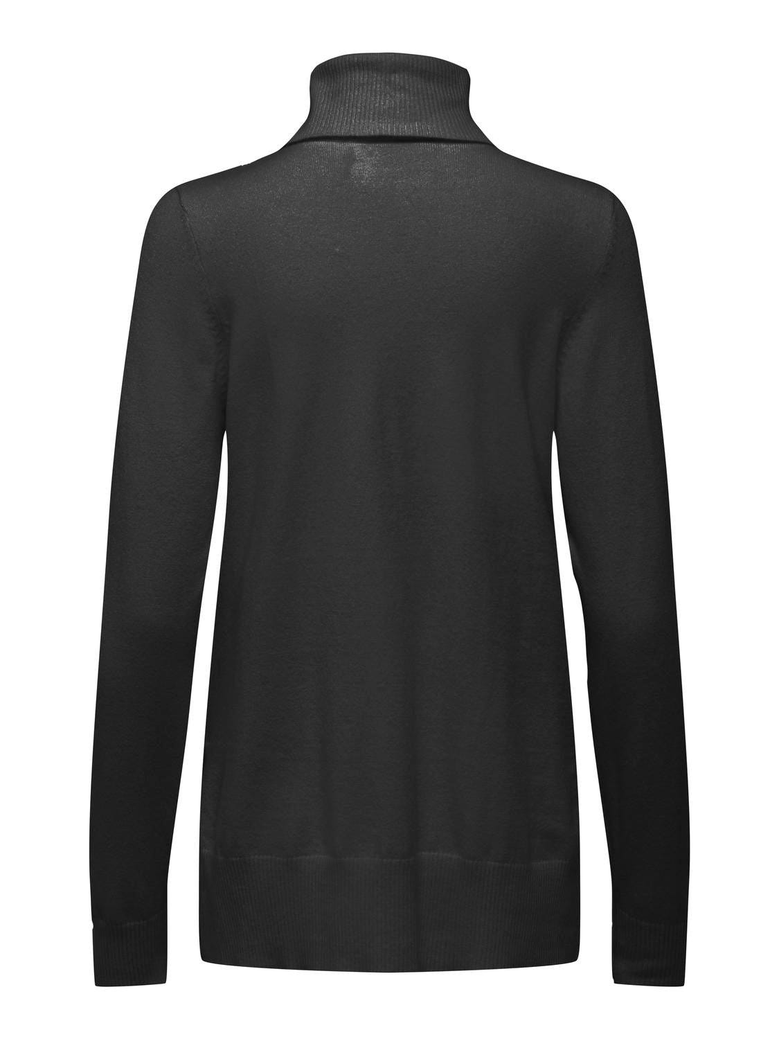 Πουλόβερ λεπτό ζιβάγκο ONLY 15324689 - Μαύρο - thefashionproject.gr - ONLY