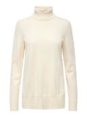 Πουλόβερ λεπτό ζιβάγκο ONLY 15324689 - Μπεζ - thefashionproject.gr - ONLY