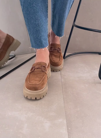 Loafers δερμάτινα chunky Ragazza 0307