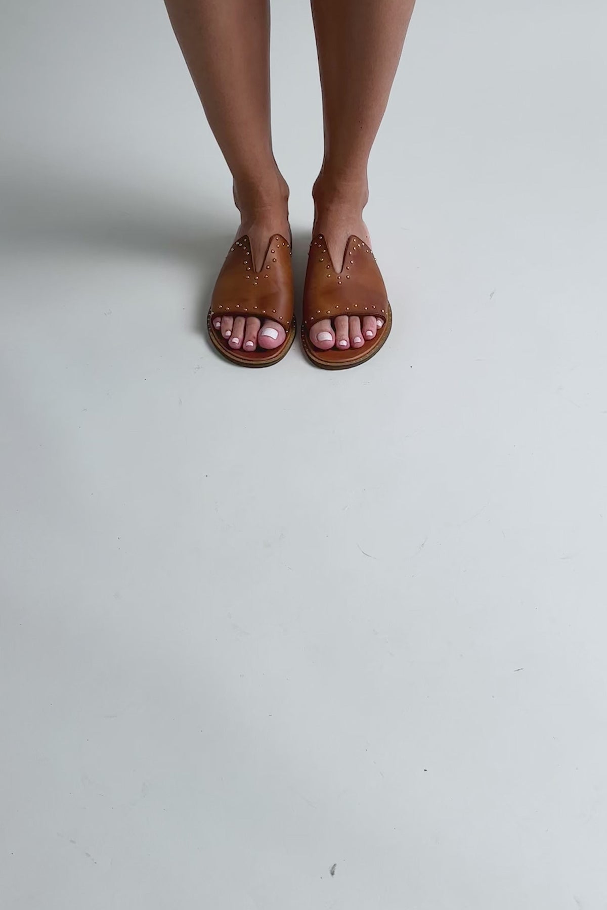 Σανδάλια δερμάτινα με τρουκς Iris Sandals
