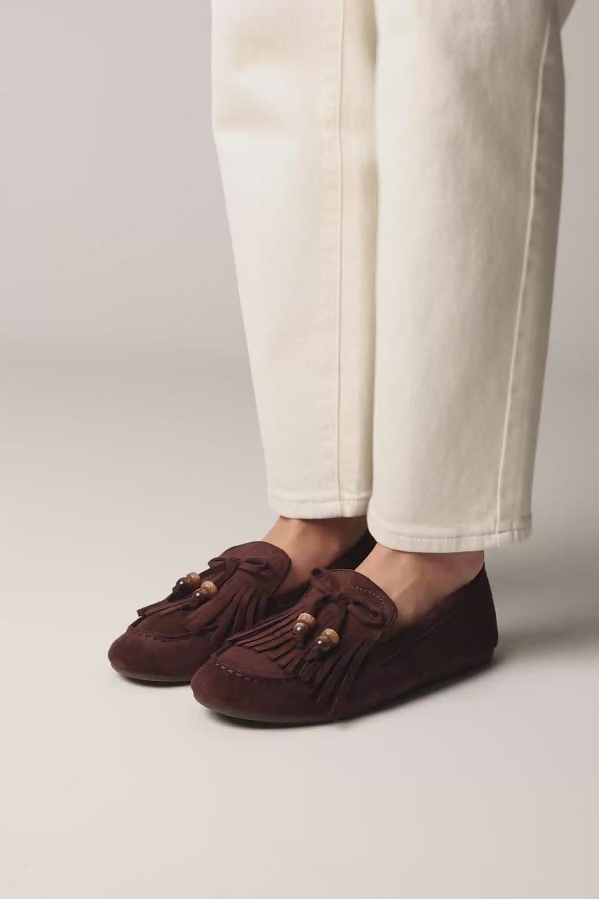 Suede Loafers - Brown Suede