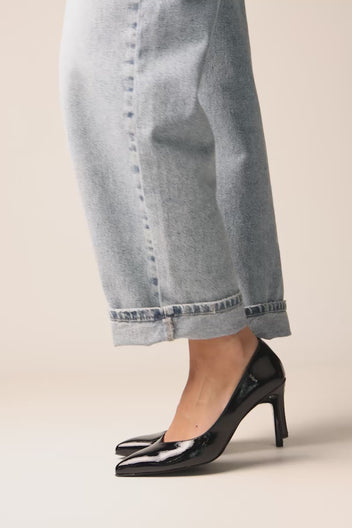 Stiletto Pumps Pointed Toe - Black Patent