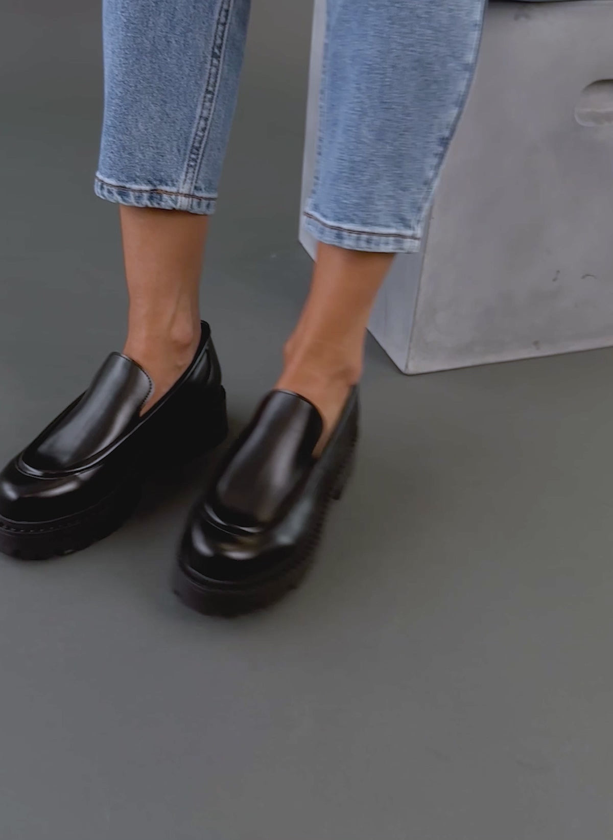 Loafers φλωρεντίκ με chunky σόλα TFP