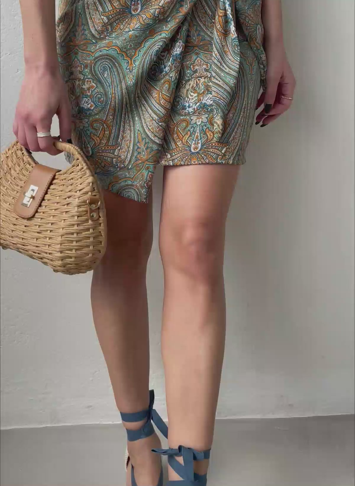 Εσπαντρίγιες platforms suede με κορδόνια
