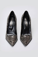 Pumps Snake Print TFP - Grey Snake Print - thefashionproject.gr - TFP