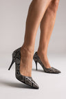 Grey Snake Print