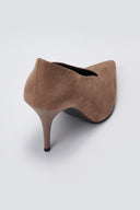 Pumps Stiletto Heel TFP - Taupe Suede - thefashionproject.gr - TFP