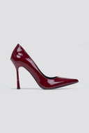 Pumps Stiletto TFP - Bordeaux Patent - thefashionproject.gr - TFP