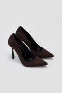 Pumps Stiletto TFP - Brown Suede - thefashionproject.gr - TFP
