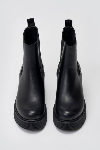 Ragazza 0133 Leather Chelsea Boots - Black Matte - thefashionproject.gr - RAGAZZA