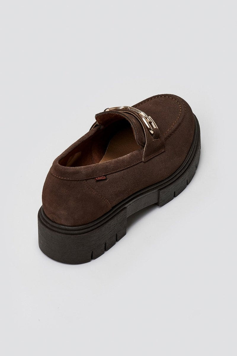Ragazza 0190 Suede Leather Comfort Loafers - Καφέ - thefashionproject.gr - RAGAZZA