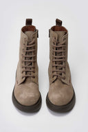 Ragazza 0230 Suede Lace - Up Ankle Boot - Taupe Suede - thefashionproject.gr - RAGAZZA
