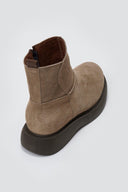 Ragazza 0235 Suede Comfort Ankle Boots - Taupe Suede - thefashionproject.gr - RAGAZZA