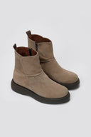 Ragazza 0235 Suede Comfort Ankle Boots - Taupe Suede - thefashionproject.gr - RAGAZZA