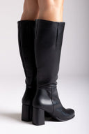 RAGAZZA Block Heel Boots 0710 - Black Matte - thefashionproject.gr - RAGAZZA