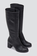 RAGAZZA Block Heel Boots 0710 - Black Matte - thefashionproject.gr - RAGAZZA