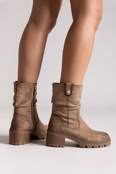 Beige Suede