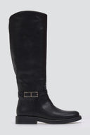 Riding Boots Side Buckle - Black Matte - thefashionproject.gr - Stephan