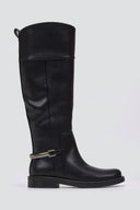 Riding Boots Zip Closure - Black Matte - thefashionproject.gr - Stephan