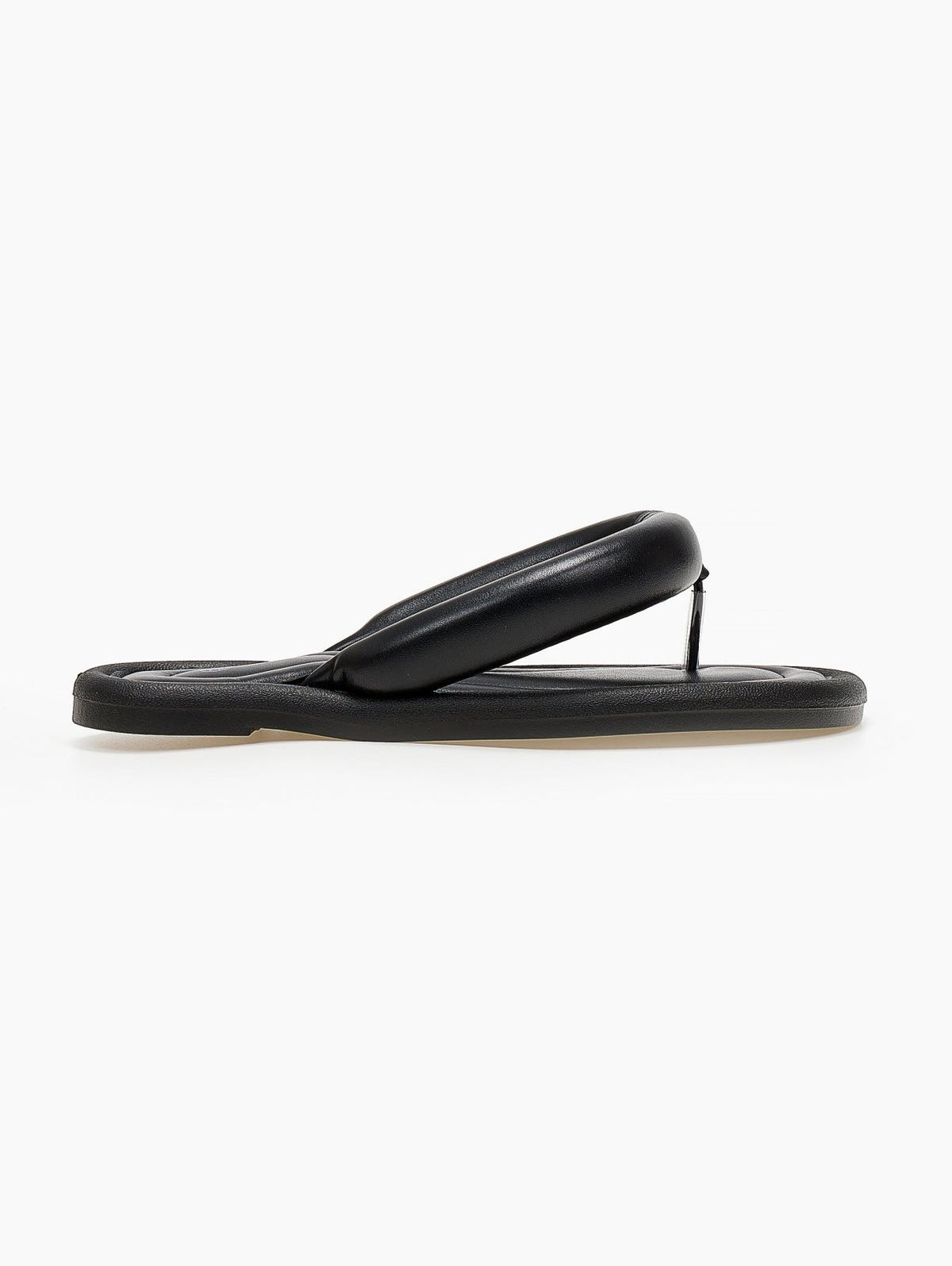 Σαγιονάρες με puffed σχέδιο - Μαύρο - thefashionproject.gr - The Fashion Project