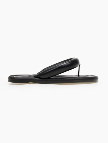 Σαγιονάρες με puffed σχέδιο - Μαύρο - thefashionproject.gr - The Fashion Project