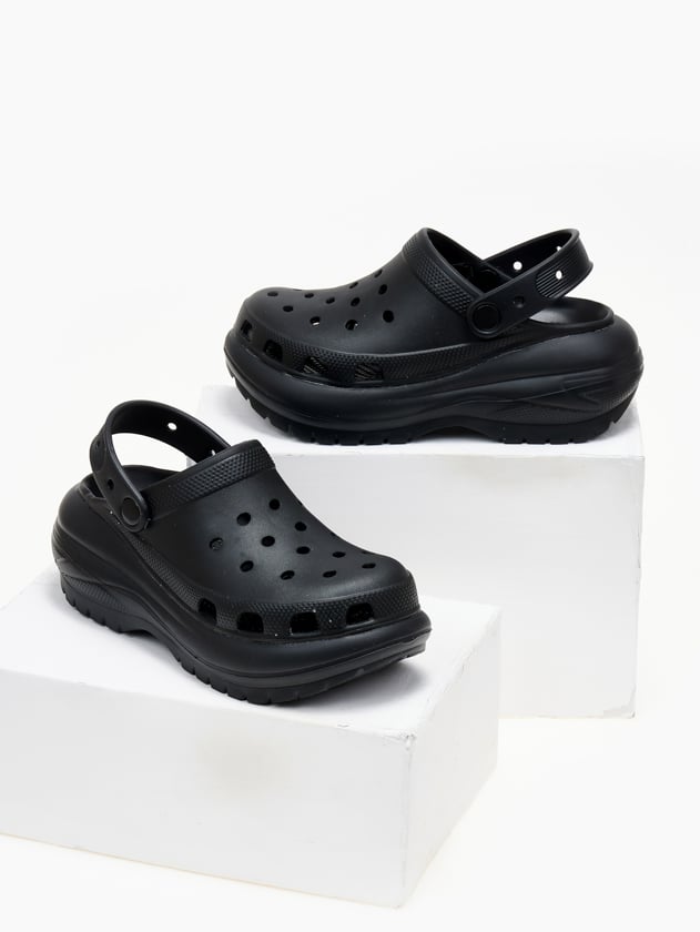 Σαμπό flatforms - Μαύρο - thefashionproject.gr - Jelly Vitamin