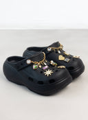 Σαμπό με διακοσμητικά και αλυσίδα - Μαύρο - thefashionproject.gr - The Fashion Project