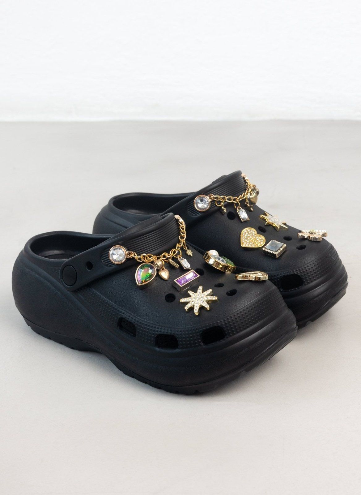 Σαμπό με διακοσμητικά και αλυσίδα - Μαύρο - thefashionproject.gr - The Fashion Project