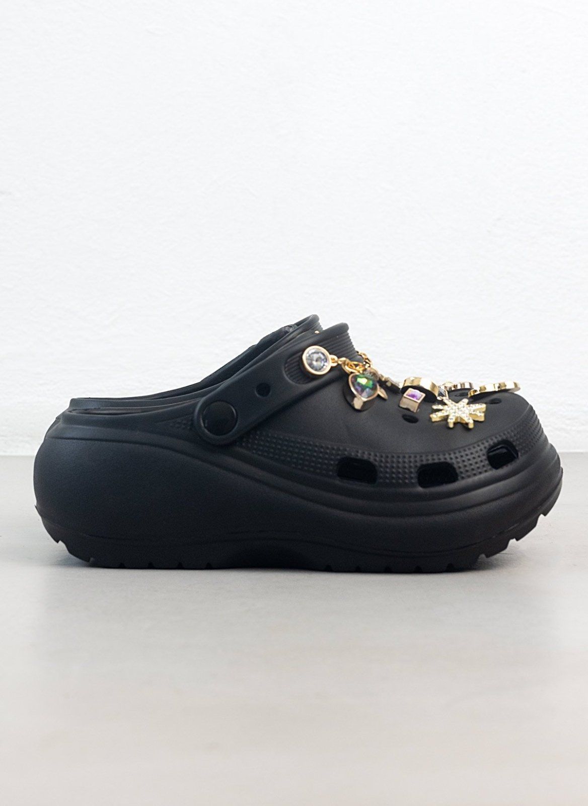 Σαμπό με διακοσμητικά και αλυσίδα - Μαύρο - thefashionproject.gr - The Fashion Project