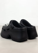 Σαμπό με ψηλή σόλα και διακοσμητικά - Μαύρο - thefashionproject.gr - The Fashion Project