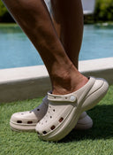 Σαμπό με ψηλή σόλα - Μπεζ - thefashionproject.gr - The Fashion Project