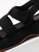 Σανάλια sporty με φαρδιά φάσα GIOSEPPO - Μαύρο - thefashionproject.gr - GIOSEPPO