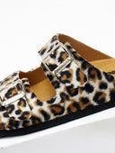 Σανδάλια ανατομικά από συνθετικό ponyskin Plakton 180010 - Leopard - thefashionproject.gr - Plakton