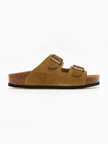 Σανδάλια ανατομικά καστόρινα Plakton 340010 - Λαδί - thefashionproject.gr - Plakton
