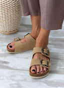 Σανδάλια ανατομικά καστόρινα Plakton 340010 WEST - Κάμελ - thefashionproject.gr - Plakton