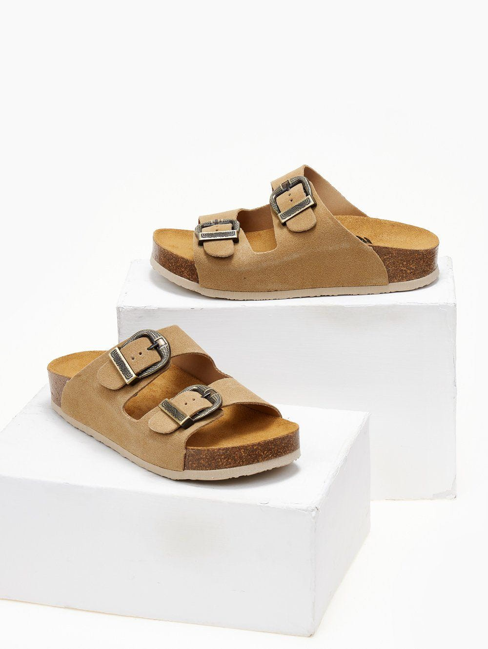 Σανδάλια ανατομικά καστόρινα Plakton 340010 WEST - Κάμελ - thefashionproject.gr - Plakton